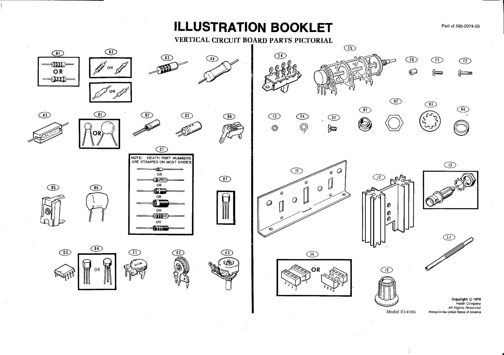 Heathkit IO-4105 5MHz Oscilloscope (illustrations)