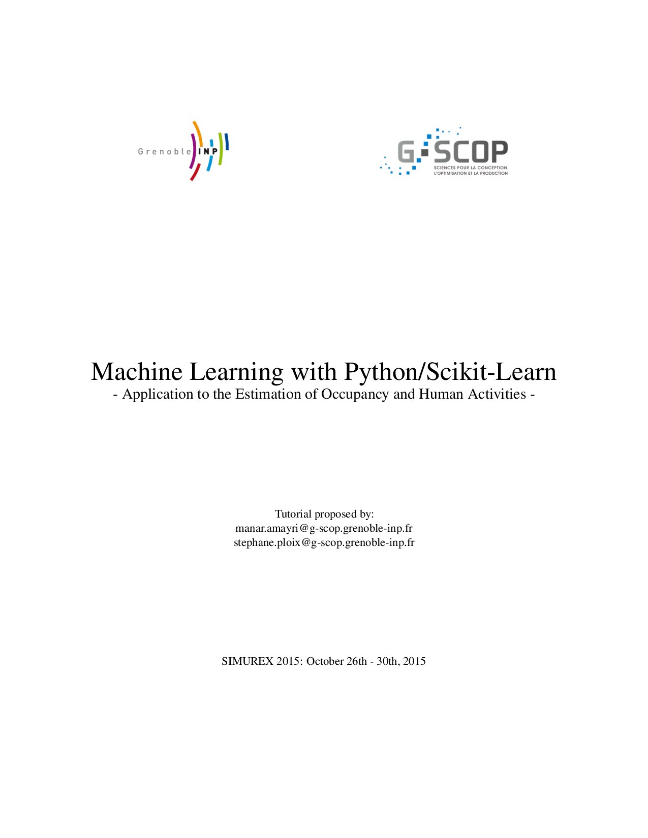 Machine Learning with Python-Scikit-Learn