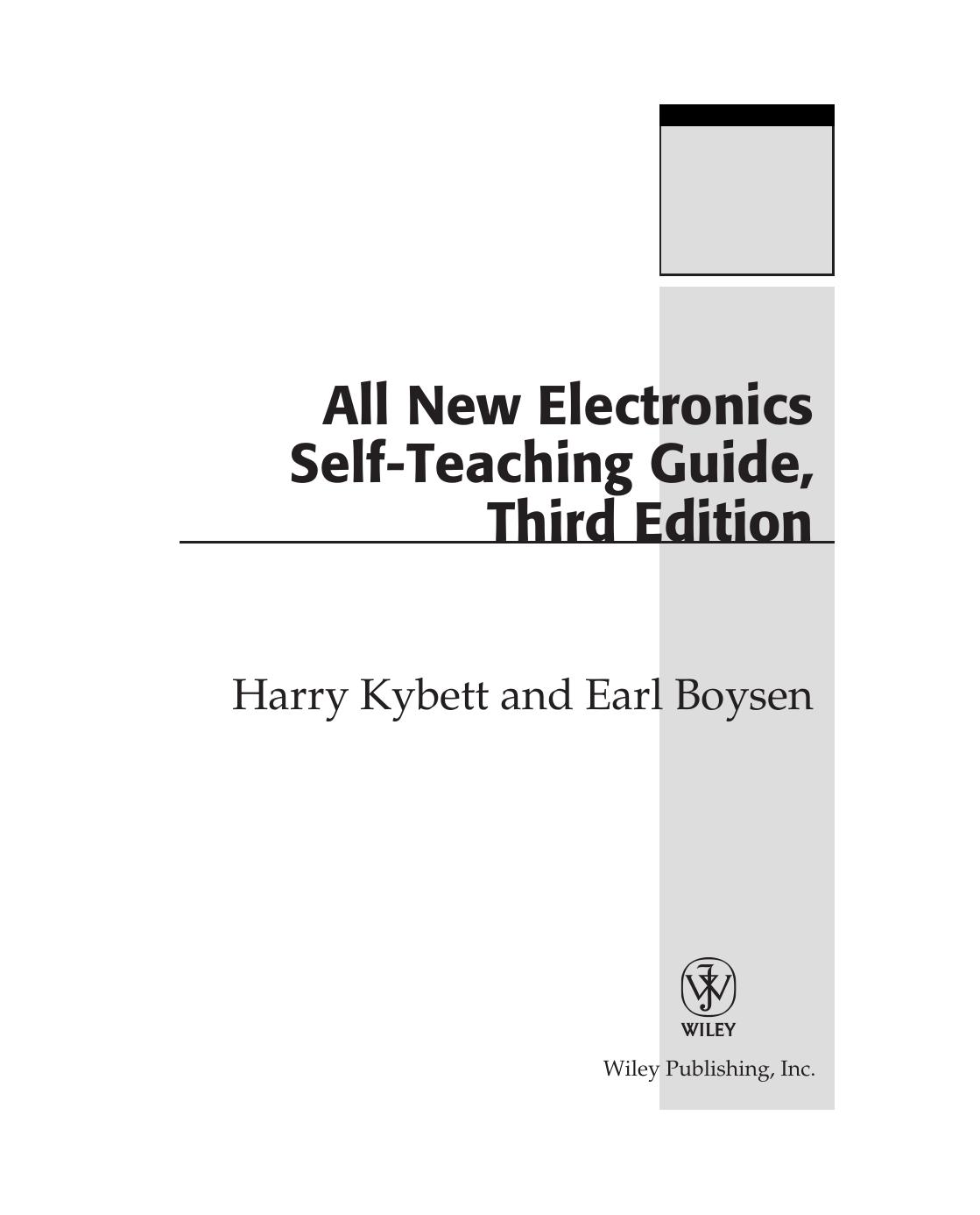 All New Electroincs Self-Teaching Guide - Third Edition
