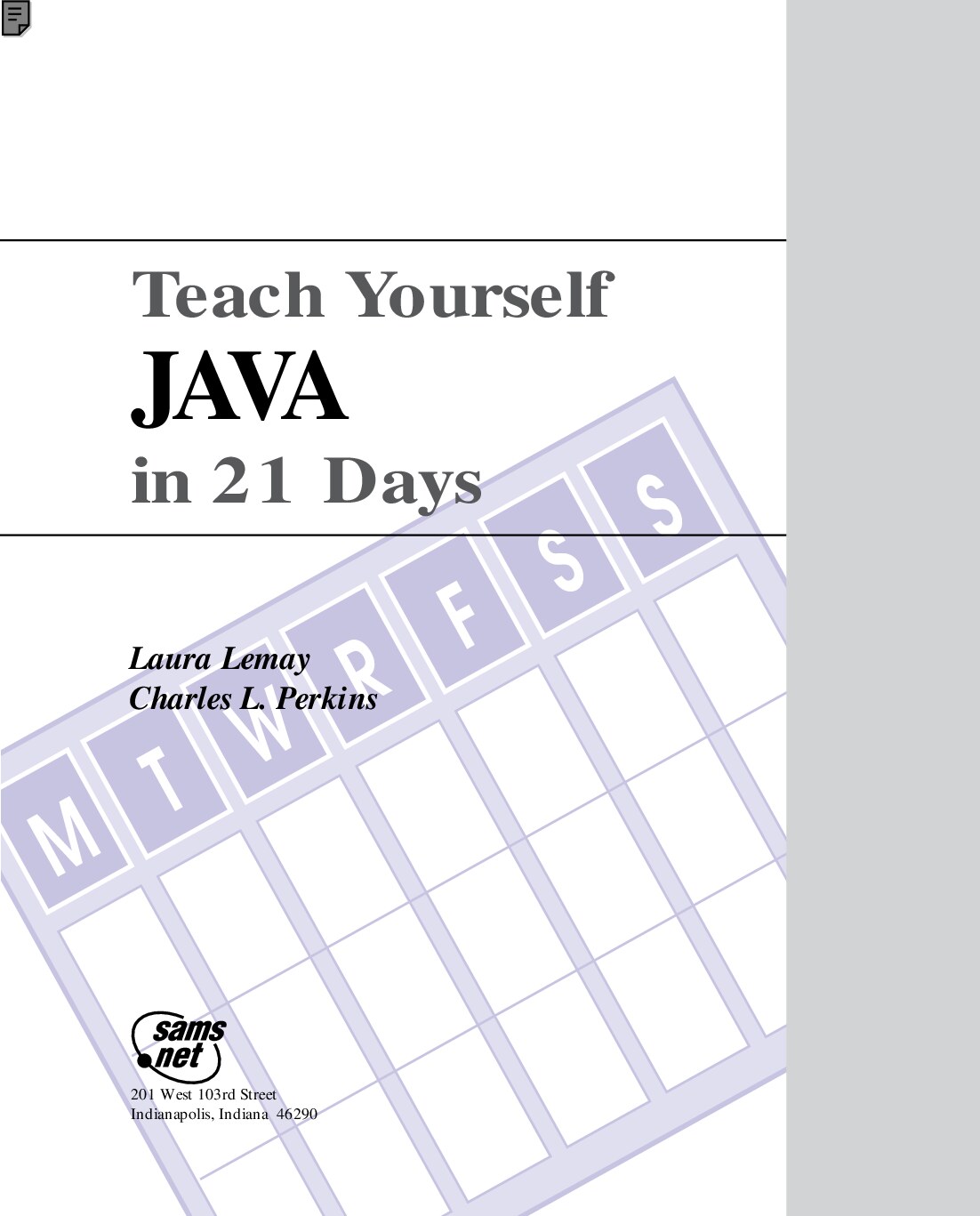 Teach Yourself Java in 21 Days