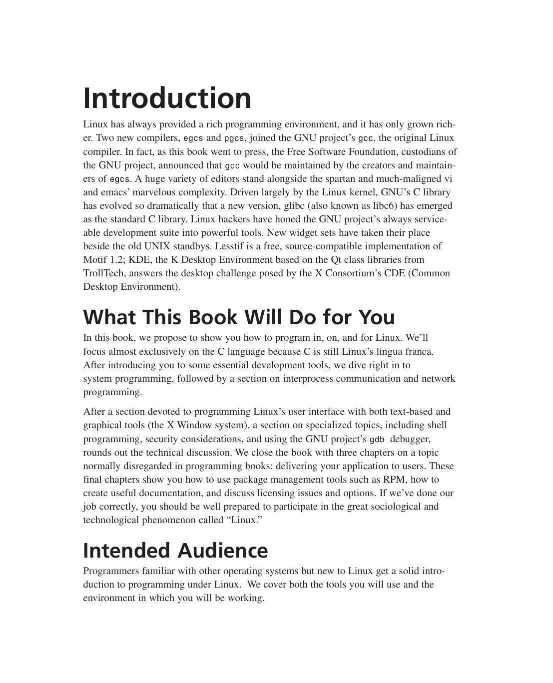 Linux Programming Unleashed