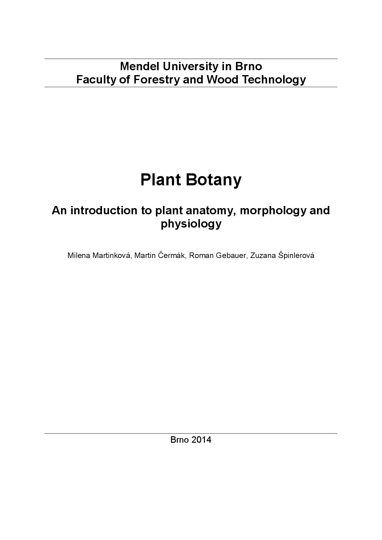 Plant Botany