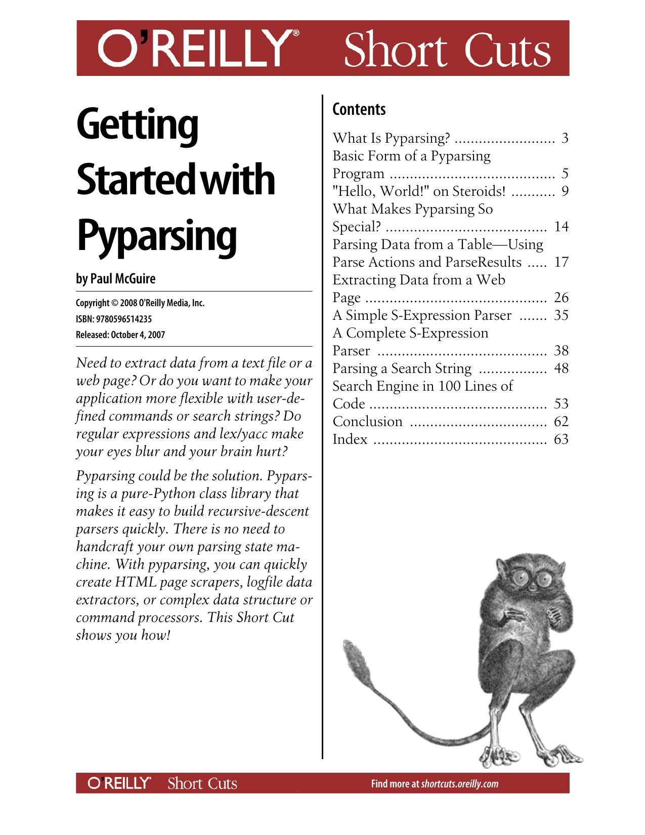 Getting Started with Pyparsing