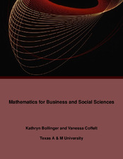 Mathematics for Business and Social Sciences