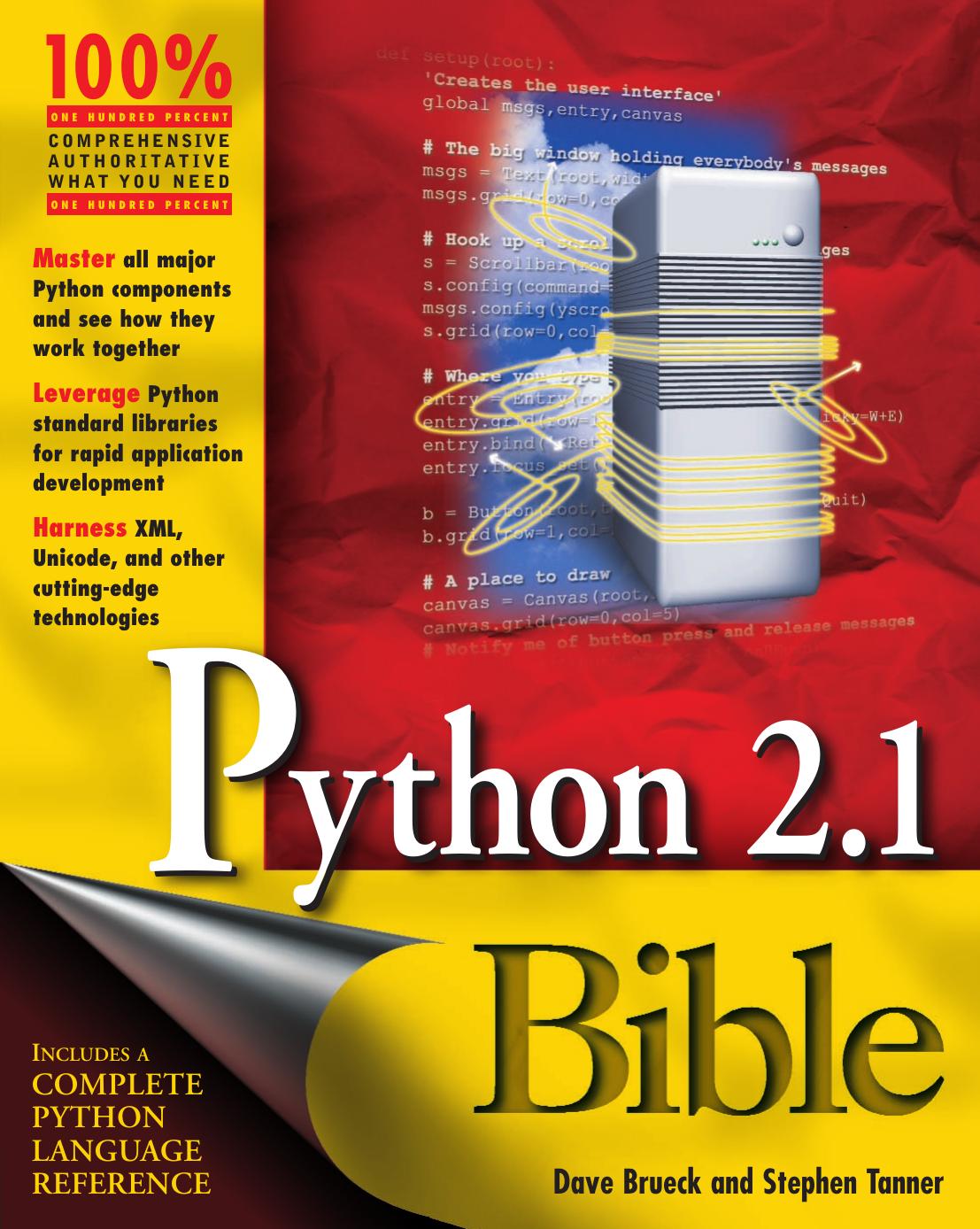 Python 2.1 Bible