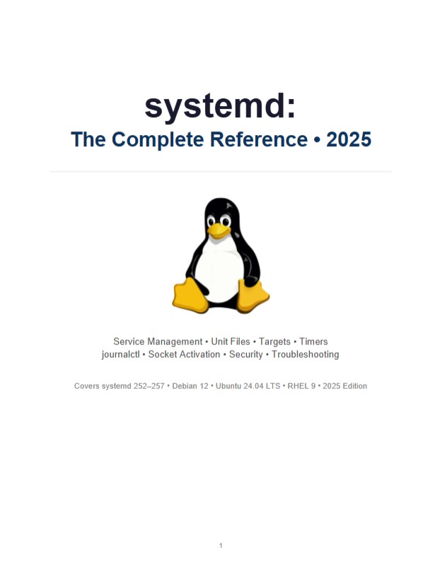 systemd: The Complete Reference 2025